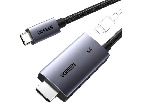 UGREEN USB C to HDMI Cable with 100W PD Fast Charging Adapter 4K@60Hz 2-in-1 Thunderbolt Unidirectional Type C to HDMI Compatible iPhone 17 Pro Max, SteamDeck, MacBook, iPad, Galaxy S25, XPS, 2M